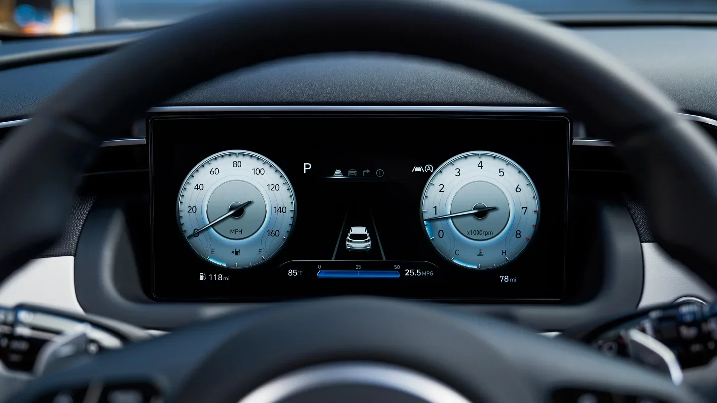 2023 Hyundai Tucson 10.25 full digital instrument cluster